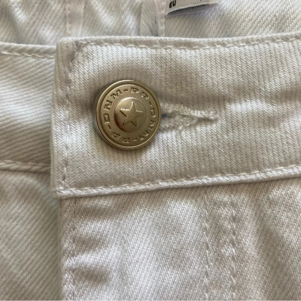 Princess Polly Carey Denim High Waist White Jeans | New without Tags - Picture 10 of 13